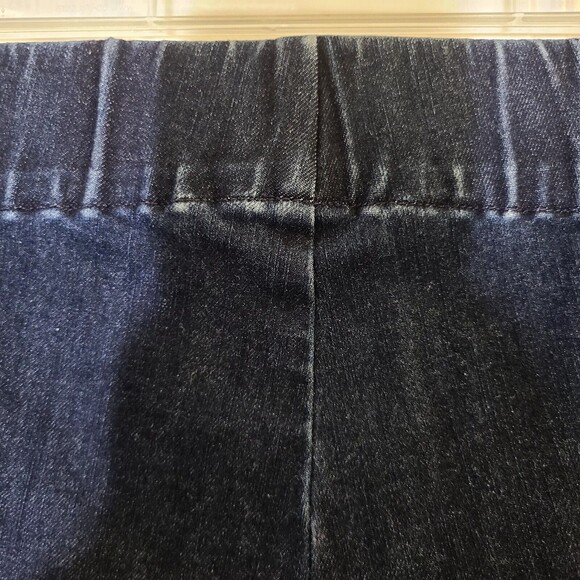 Soft Surroundings Jeggings Pullon Womens Size M Stretch Blue Dark Wash - Picture 4 of 8